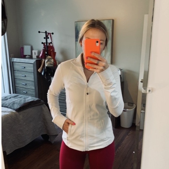 Lululemon White Define Jacket Long Sleeve - Picture 5 of 10